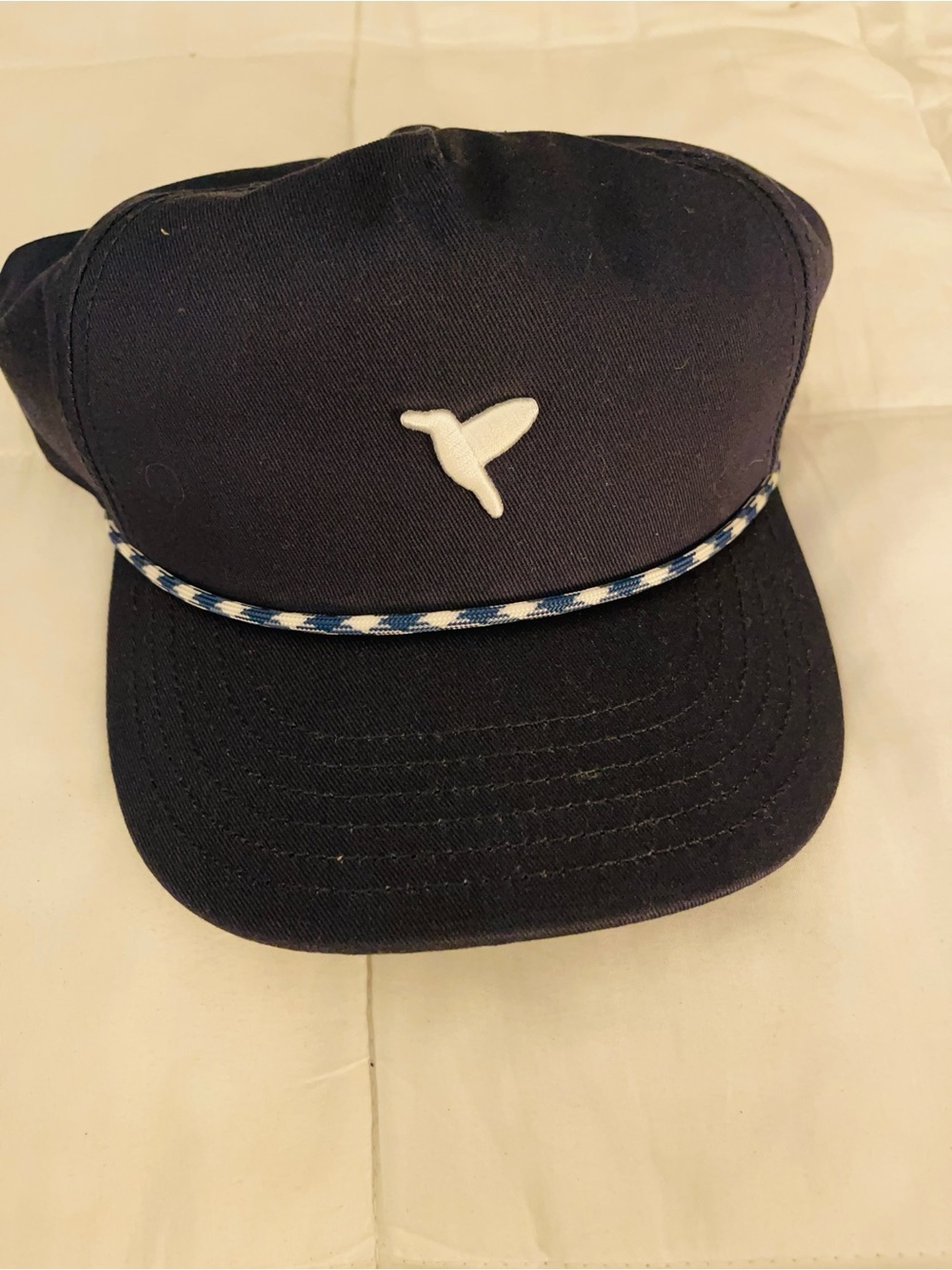 ORC Birddogs  ROPE HAT Navy & White with Orange Logo Accent